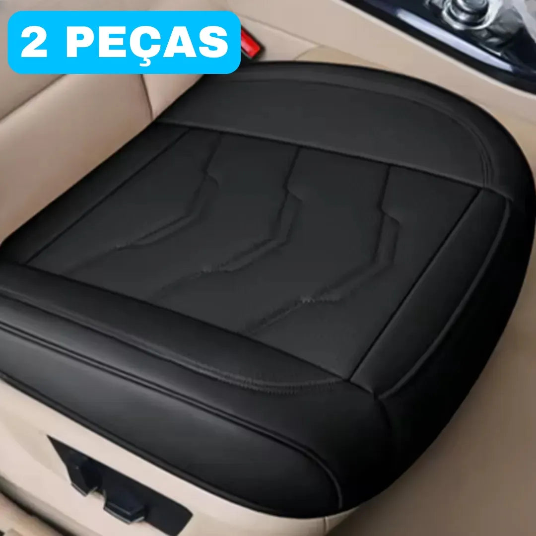 Uma almofada instalada na frente do carro, mas o conjunto vem com 2 unidades