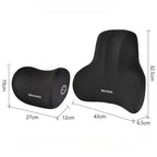 imagem mostra o tamanho da Almofada para carro