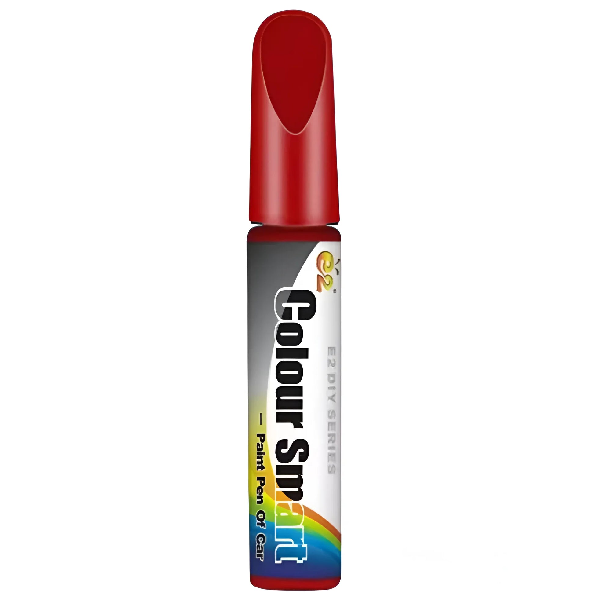 Caneta reparadora automotiva vermelha ideal para eliminar riscos da pintura 