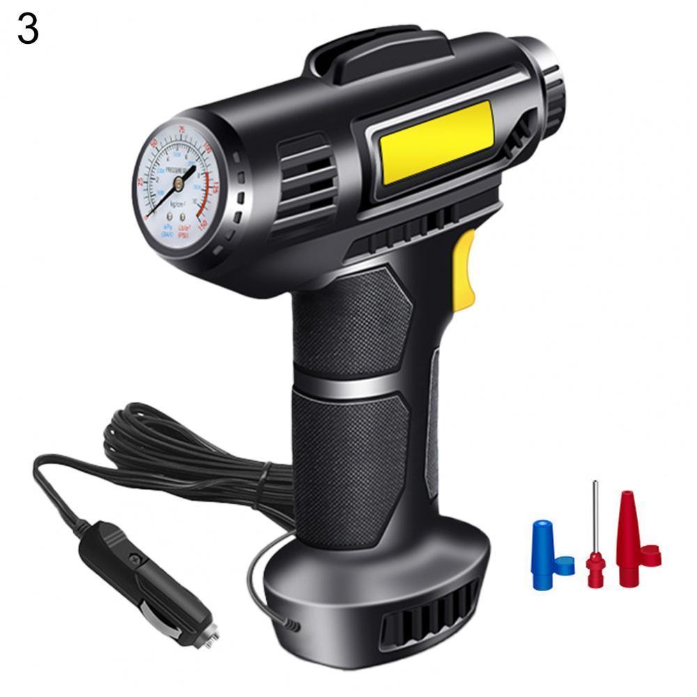 compressor para carro com conexão USB e medidor de pressão analógico integrado