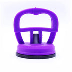 Desamassador roxo prático que facilita reparos rápidos sem precisar de oficina especializada