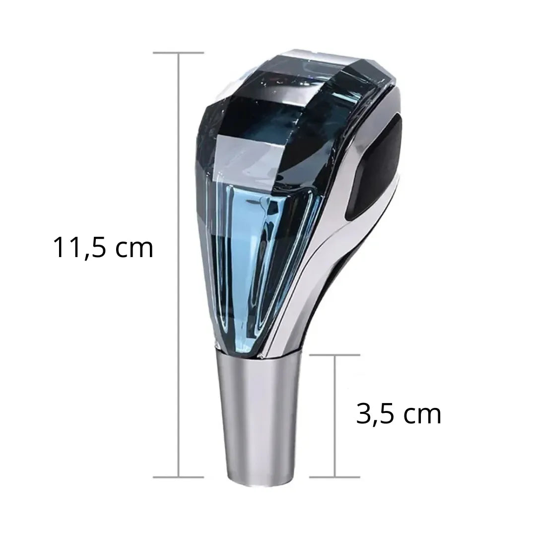 Imagem mostra o tamanho da marcha de carro medido em centímetros