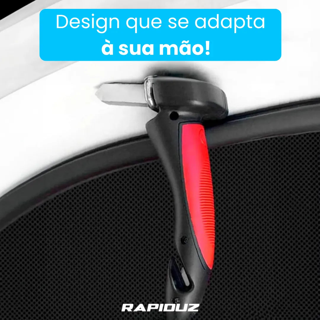 Martelo de Emergencia para carro, com um tamanho compacto e portátil 