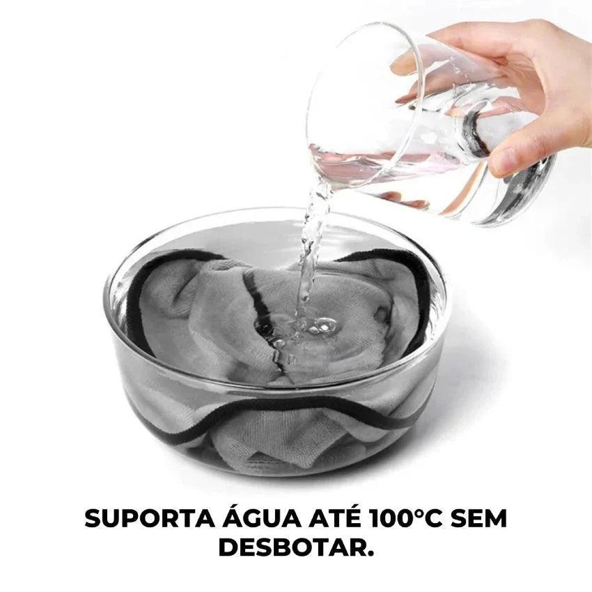 Pano de microfibra para carro suporta água quente até 100ºC sem desbotar ou perder qualidade.