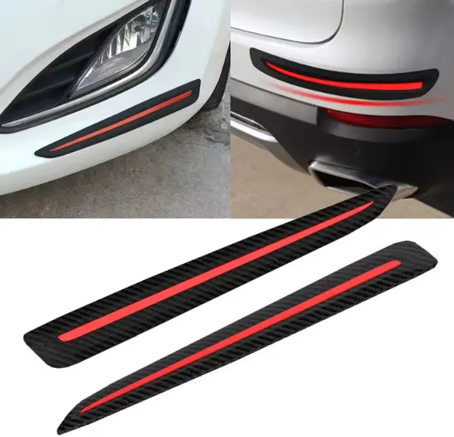 Protetor de para-choque em uso, protege contra impactos e mantém o carro intacto.