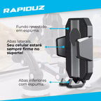 Suporte de celular para carro ideal para fixar no painel.