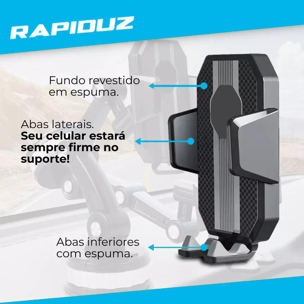 Suporte de celular para carro ideal para fixar no painel.