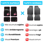 comparação do tapete automotivo feminino com o tapete automotivo normal