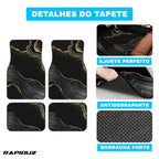 Tapete de carro com ajuste universal, base antiderrapante e borracha forte