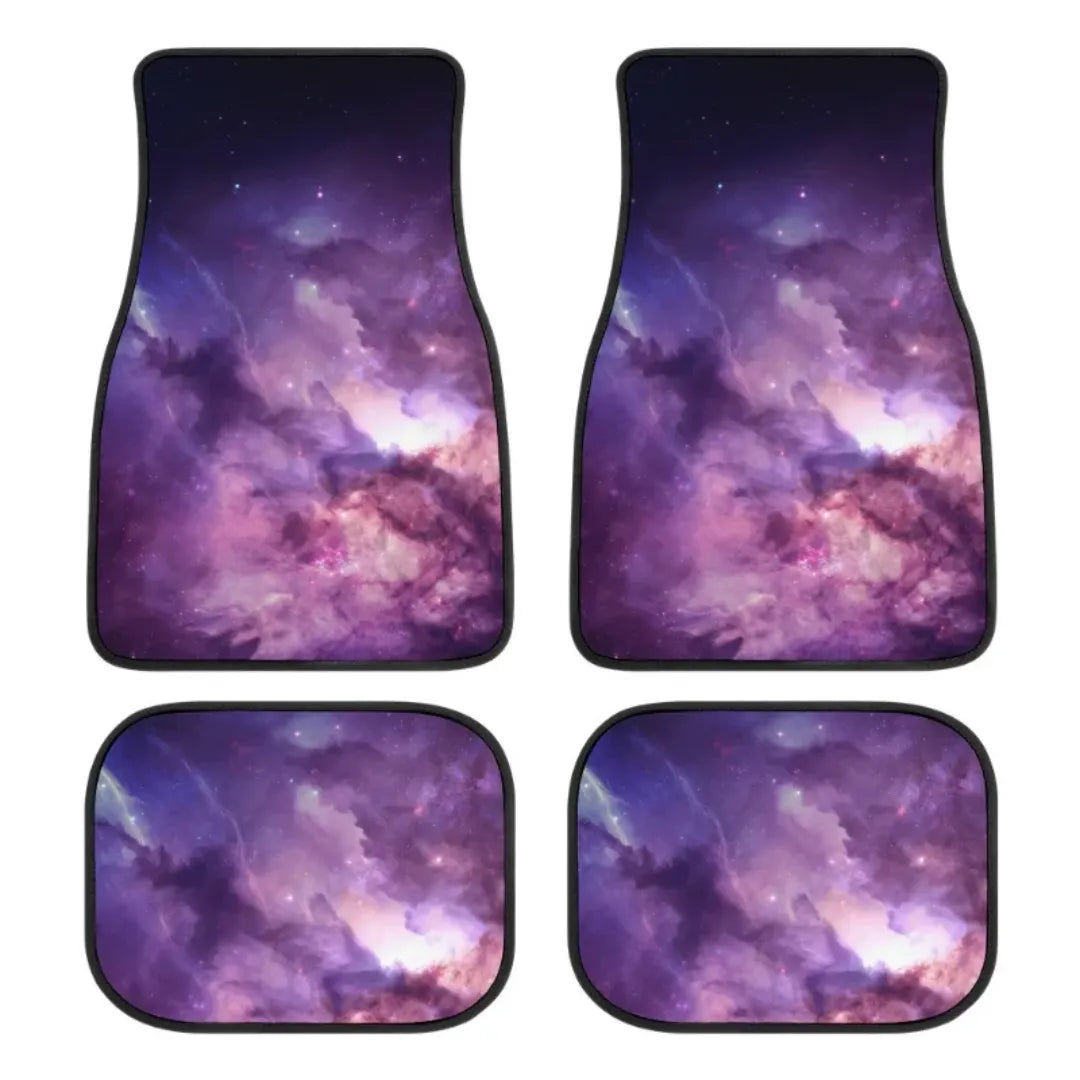 Tapete de carro com tema espacial para colocar no interior do carro