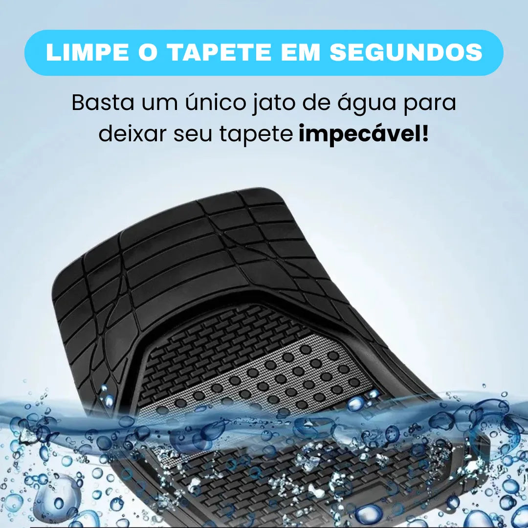 Tapete de carro fácil de limpar, basta jogar água e secar para ficar como novo
