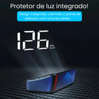 Velocimetro Digital Para Carro que tem um protetor de luz integrado