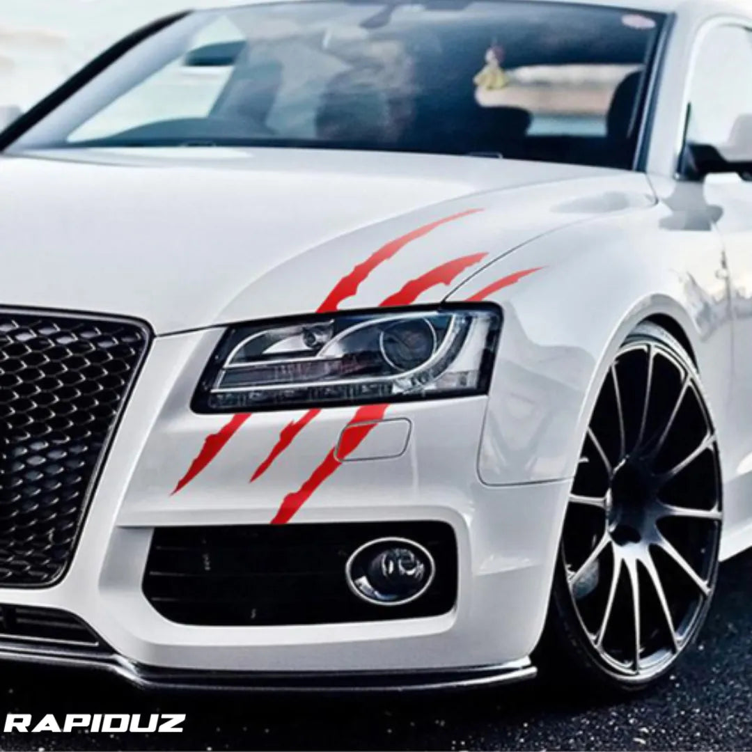 adesivo automotivo na cor vermelha 