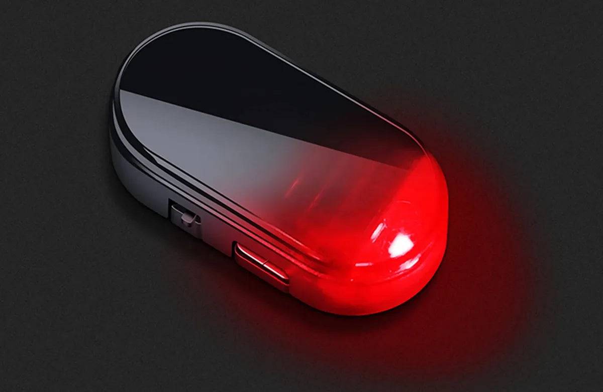alarme de carro com luz vermelha potente para proteção do veículo 