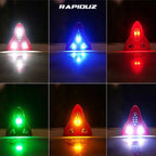 antena de tubarão para carro com LED 