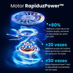 imagem mostra a potência do motor do aspirador de po para carro