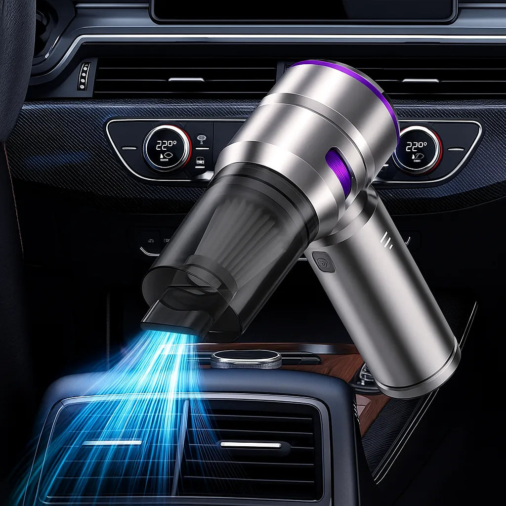 aspirador de po para carro sugando a poeira do carro