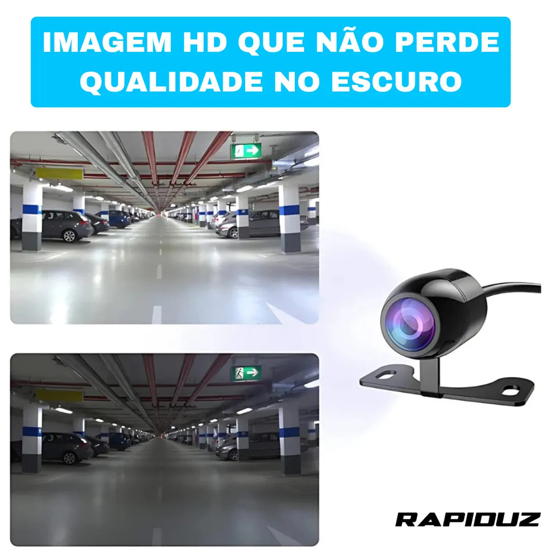 camera de ré que possui imagem em hd em 1080p