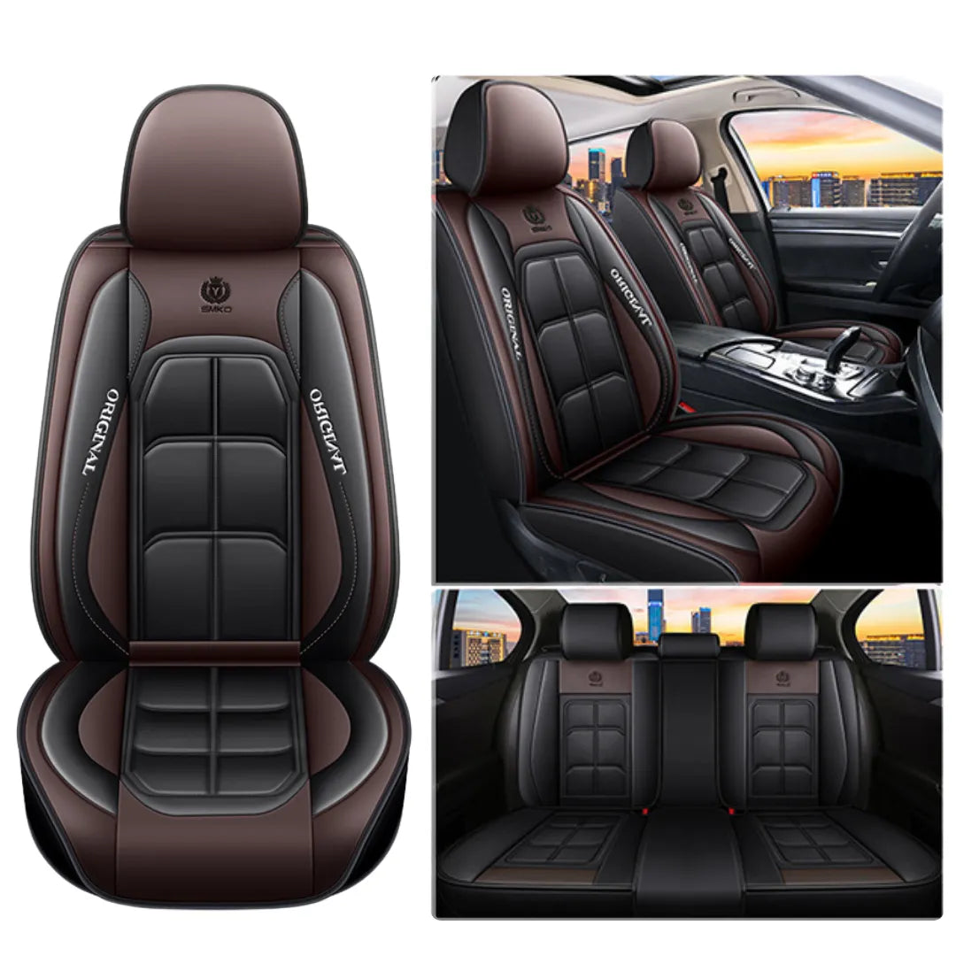 capa de banco de carro na cor marrom