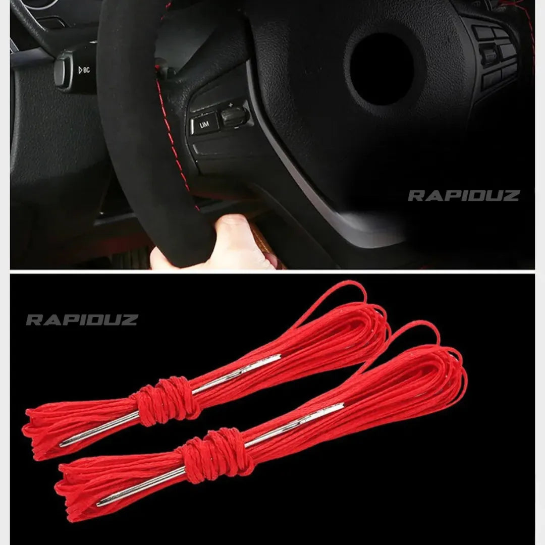 Capa de volante para costurar à mão.