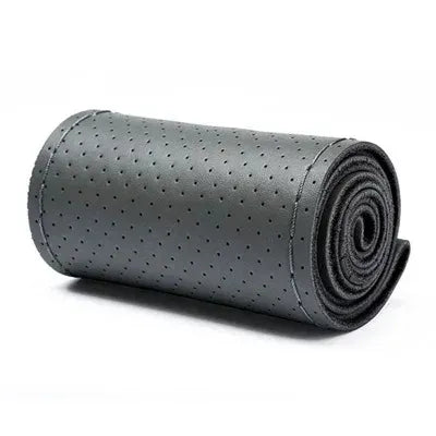 Capa de volante cinza de costurar pronta para instalação