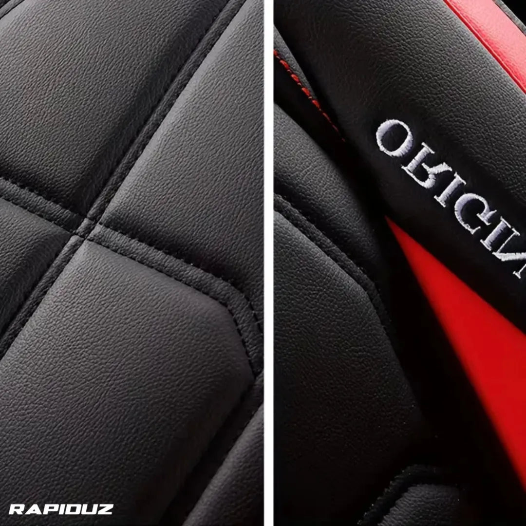 imagem mostra os detalhes da capa de banco de carro