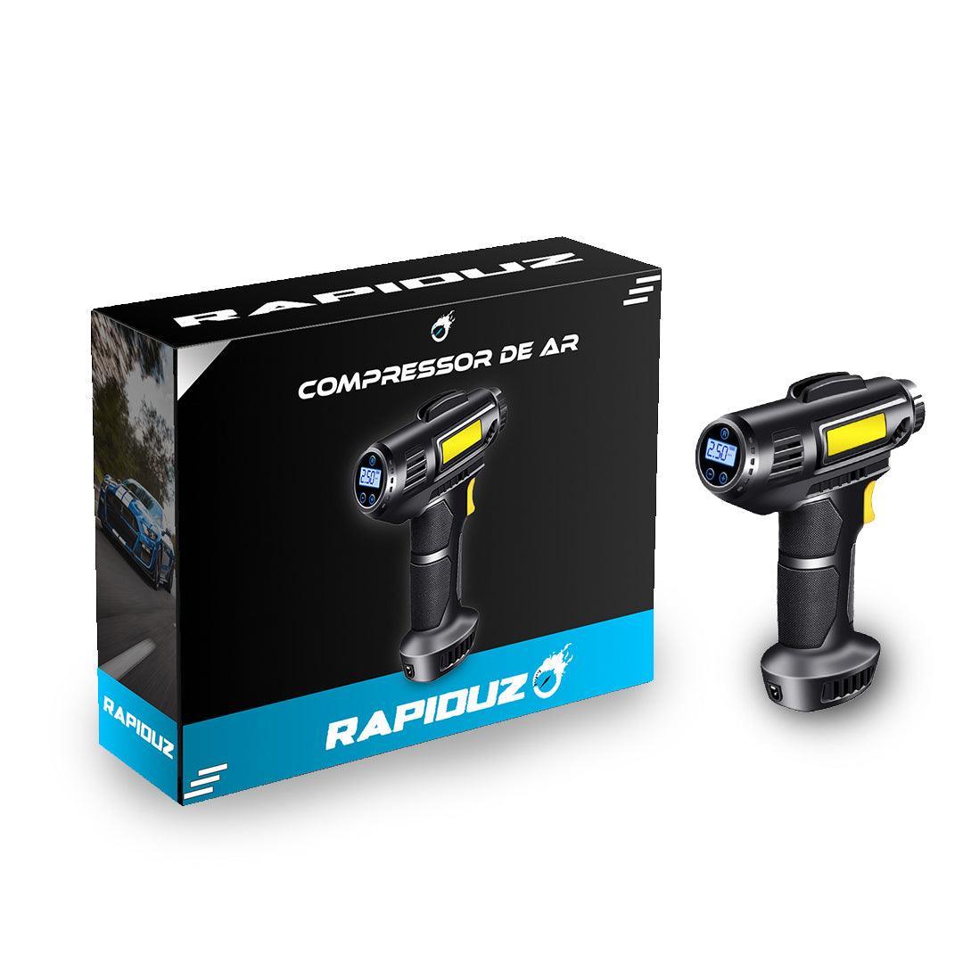 Compressor de ar portátil compacto para carro fácil de usar e carrega em qualquer lugar