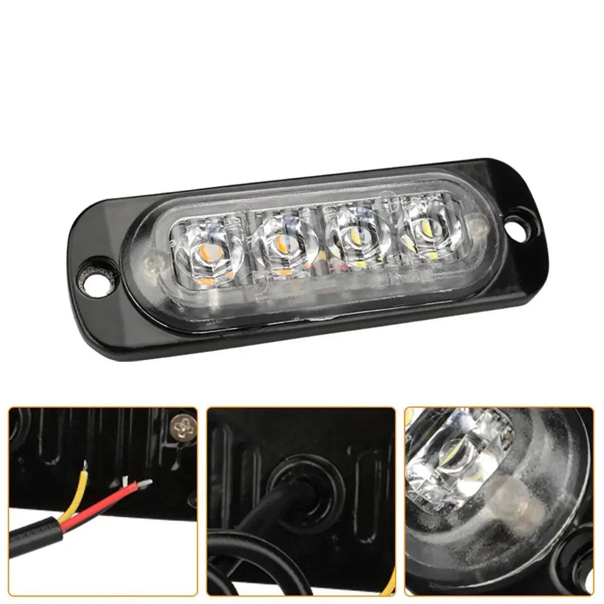 Farol de LED para carro fácil de instalar, ideal para melhorias na iluminação automotiva
