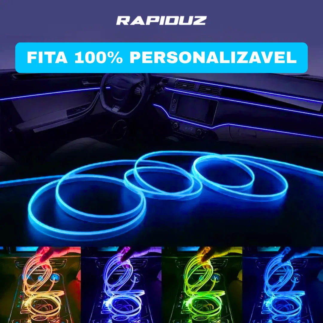 fita de led com cores 100% personalizaveis