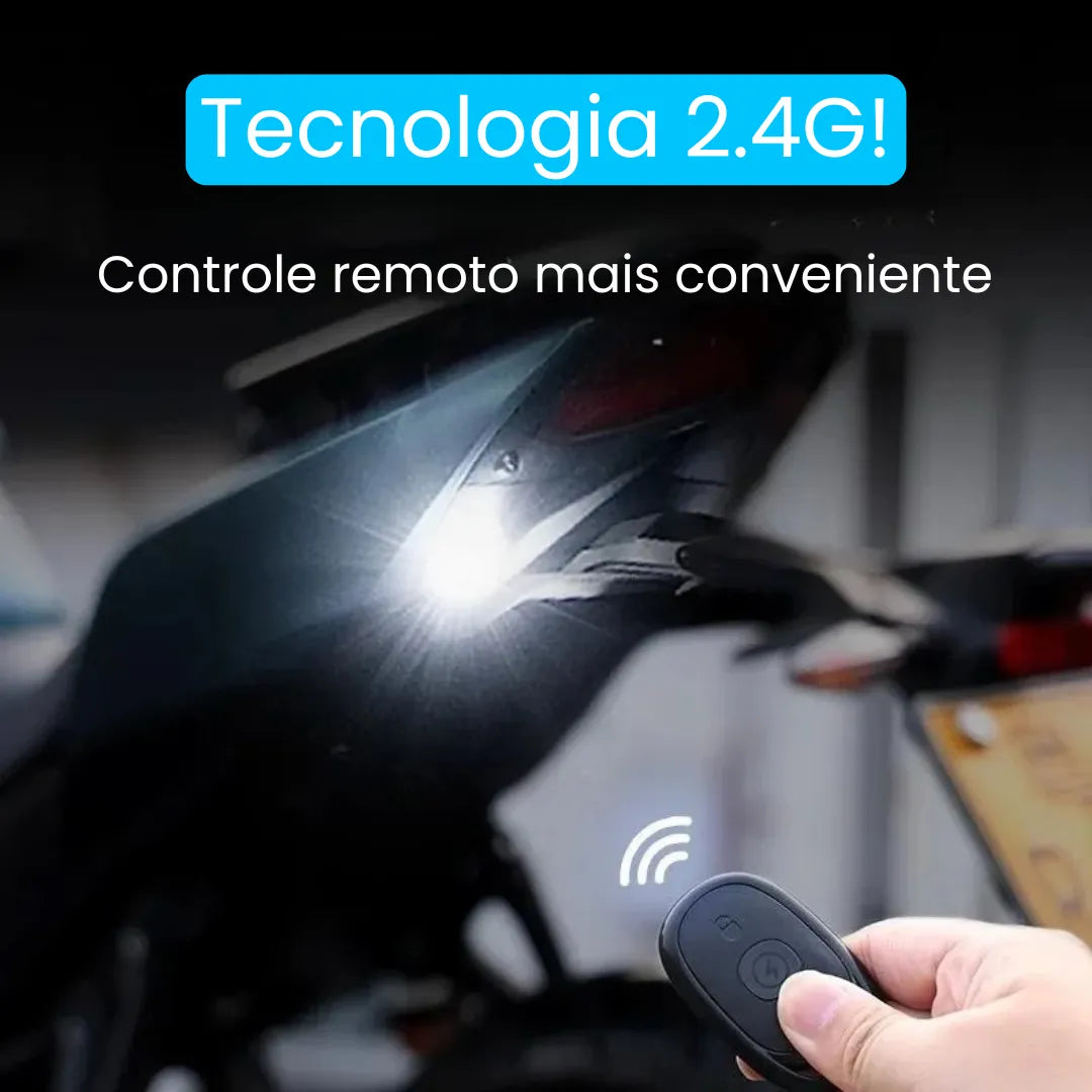 mini led para carro que pode ser colocado na moto também