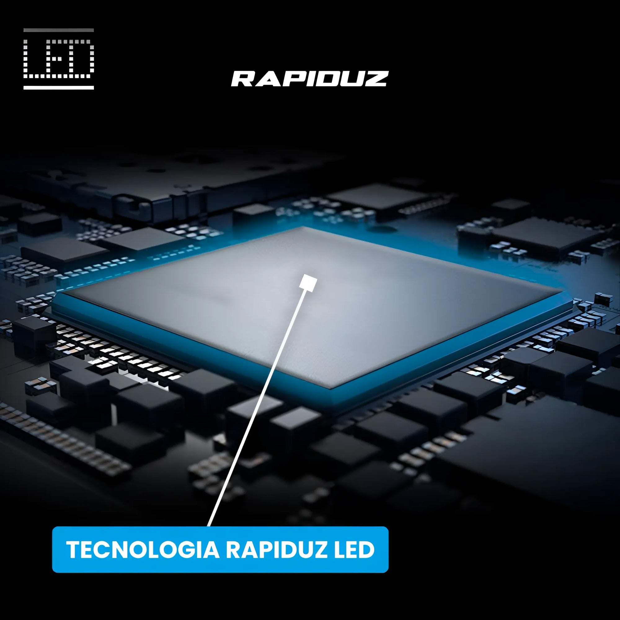 LED para farol de carro com tecnologia Rapiduz – mais brilho e durabilidade