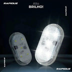 Luz de LED para carro magnética com várias cores, ideal para interior automotivo