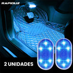 Kit com 2 luzes de LED magnéticas para carro, ilumina bem o interior automotivo