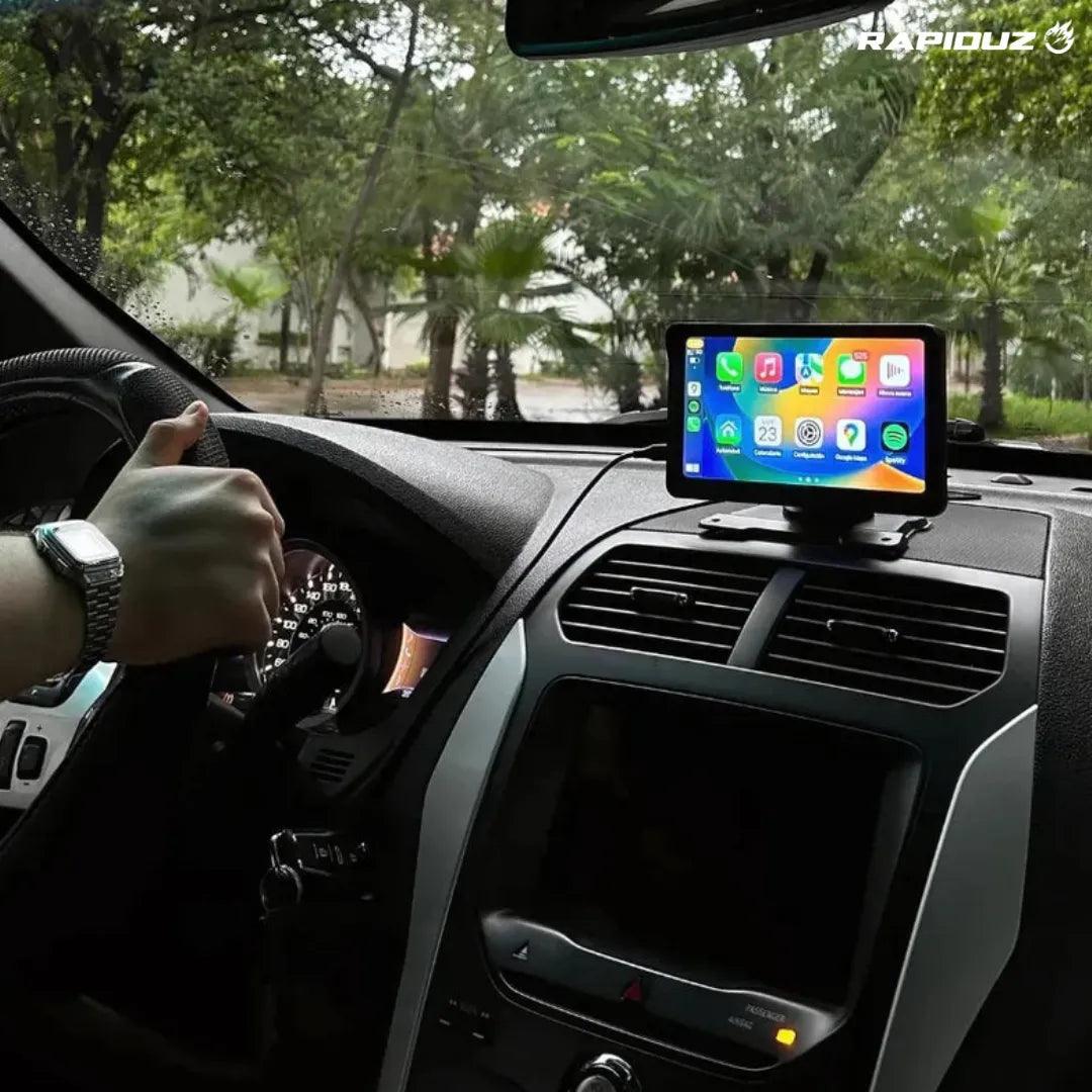 Multimídia para carro com visual moderno e ideal para o painel do carro