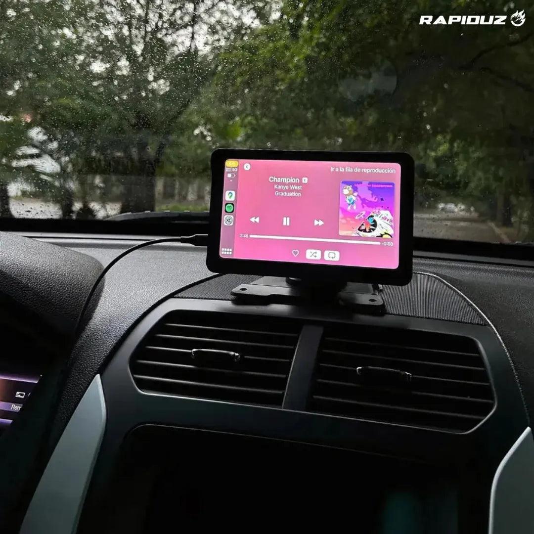 Tela multimídia para carro com Bluetooth, rádio e espelhamento de celular