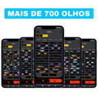 olhos de led para carro com mais de 700 olhos dísponiveis para personalização