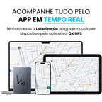 rastreador veicular que pode ser localizado pelo celular através do aplicativo QXGPS