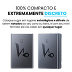 imagem mostra um rastreador veicular extremamente discreto e compacto para ser usado