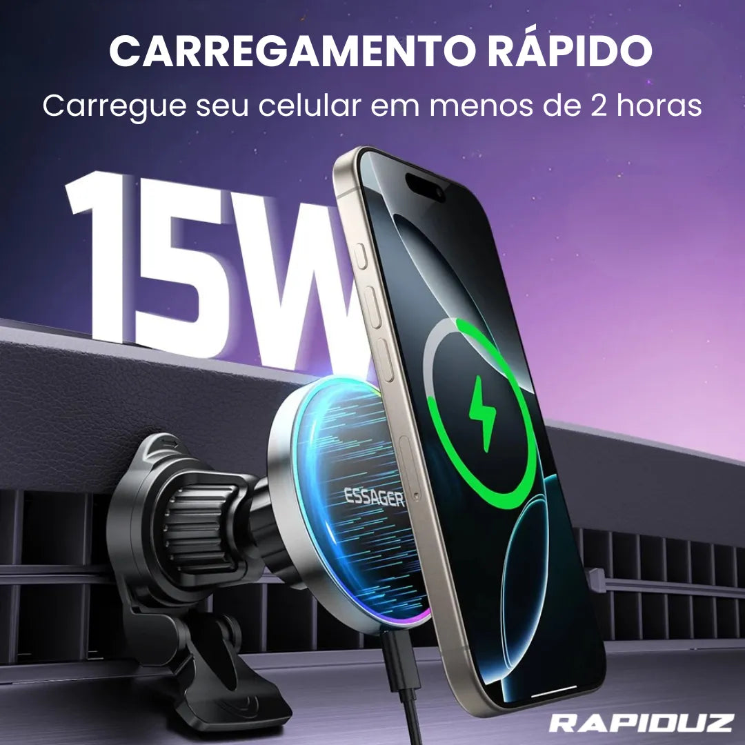 suporte de celular para carro que carrega o celular 