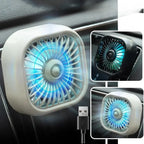 imagem mostra 2 ventiladores de carro